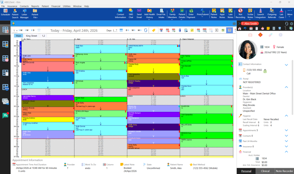 ABELDent's Appointment Scheduler.
